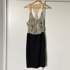 Rachel Roy dress, top flows more loosely and bottom is fitted